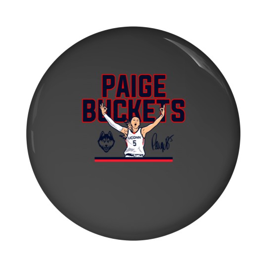 Discover Paige Bueckers Buckets Unisex Pin Buttons, Basketball Player irt