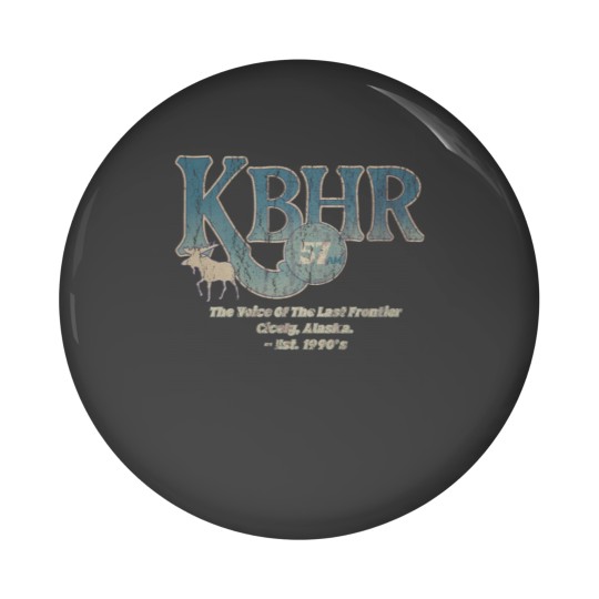 Discover Vintage 90's KBHR Am Northern Exposure Pin Buttons