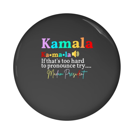 Discover Madam President Pin Buttons for Election 2024