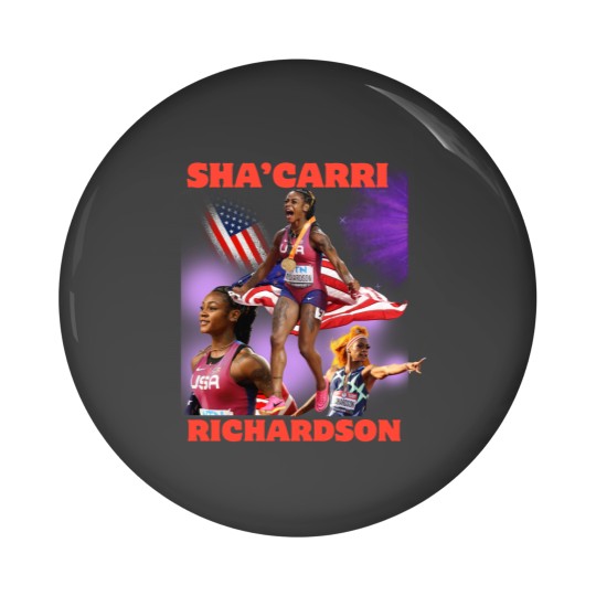 Discover Sha'carri Richardson Pin Buttons, Sha'carri Richardson Pin Buttons