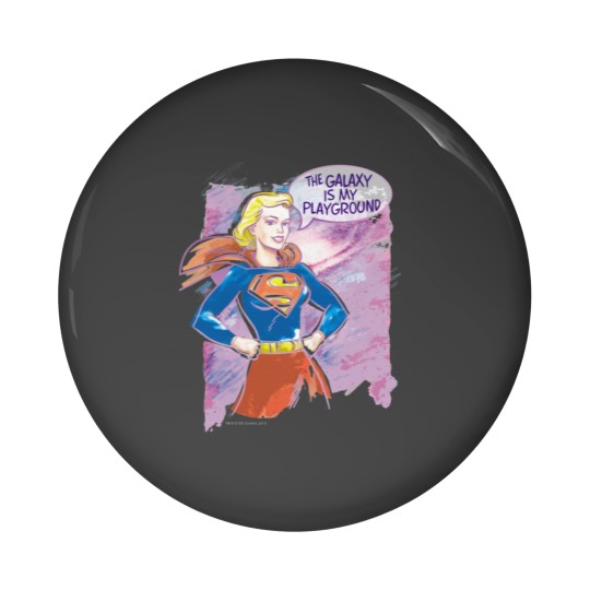 Discover Supergirl Galaxy Pin Buttons