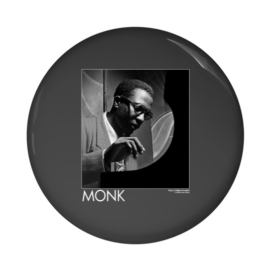 Discover Vintage 90s Thelonious Monk Jazz Musician Artwork 1990s Fashion Pin Buttons