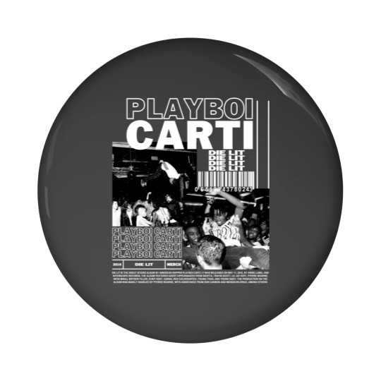 Discover Vintage Playboi Carti Pin Buttons, Playboi Carti merch