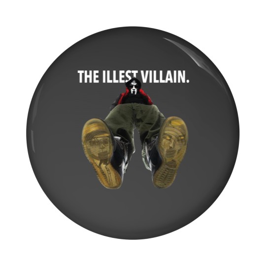 Discover MF Dooom Pin Buttons - The Illest Villain , mf Dooom Graphic Pin Buttons