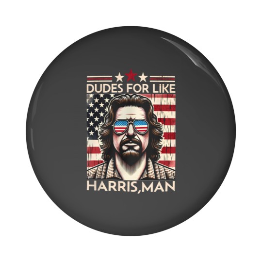 Discover Dudes for like Harris Man Pin Buttons, White Dudes for Harris, White for Kamala Harris 2024 Pin Buttons
