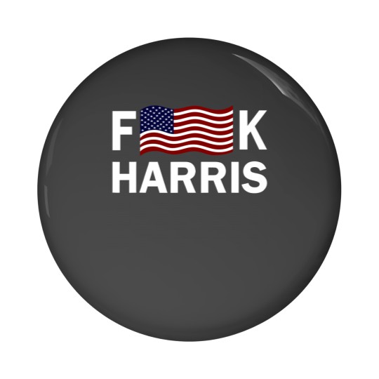 Discover F Kamala Harris Conservative Republican FKH Political Humor Unisex Pin Buttons