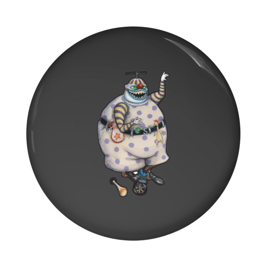 Discover Clown With The Tear-Away Face Pin Buttons