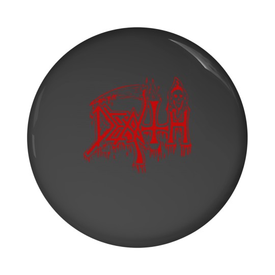 Discover Death Band Pin Buttons