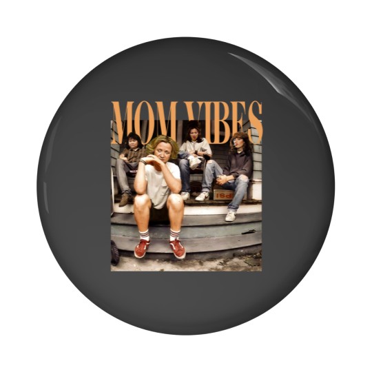 Discover Mom Vibes Thug Life Pin Buttons, 90s Mom Vibes Pin Buttons, Mother's Day Gift