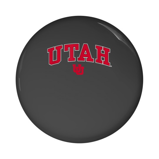 Discover Utah Utes Arch Over Black Officially Licensed Pin Buttons