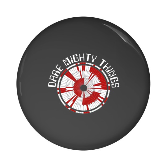 Discover Dare Mighty Things Pin Buttons