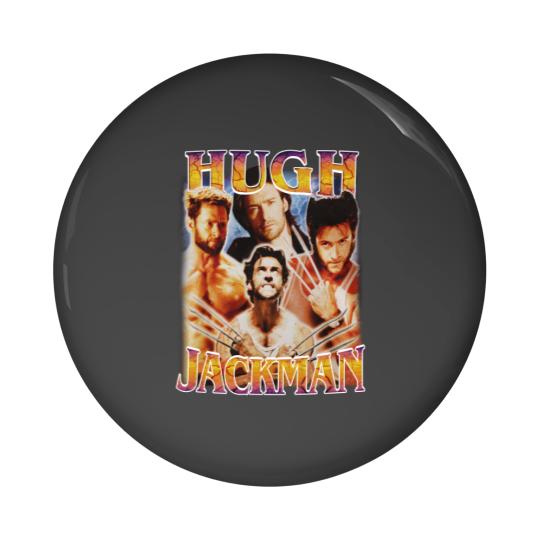 Discover Hugh Jackman Vintage Pin Buttons for Collectors