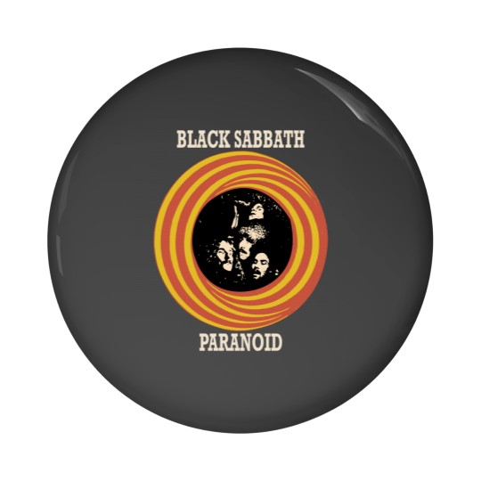 Discover Black Sabbath Vintage Band Pin Buttons