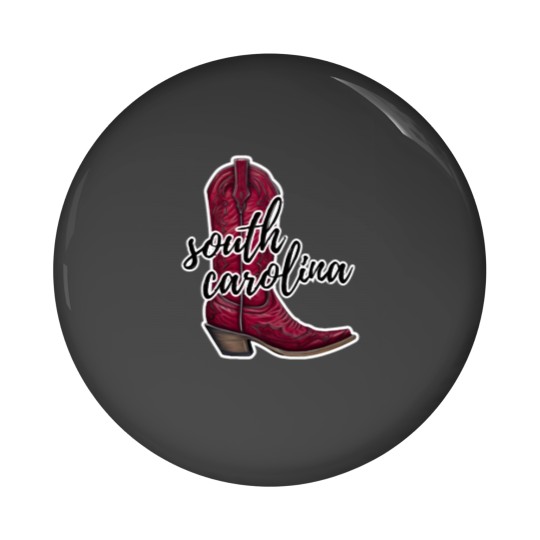 Discover University of South Carolina cowboy boot 1 Pin Buttons