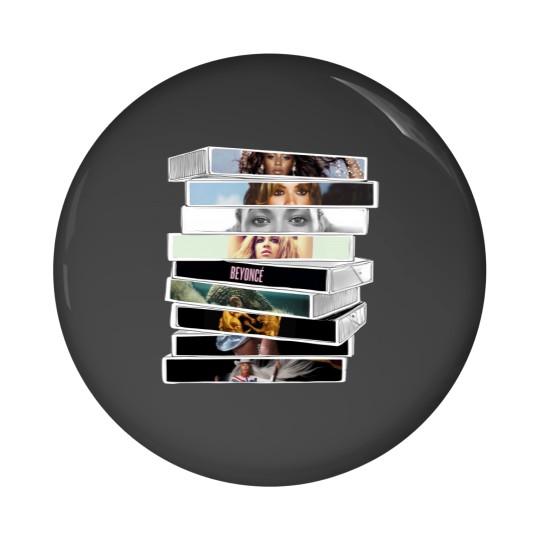 Discover Beyonce Albums Pin Buttons