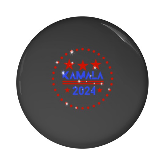Discover Kamala Harris Rhinestone Pin Button 2024