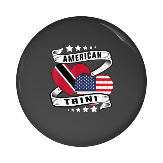 Discover trinidad american flag trini half trinidad and half american Pin Buttons