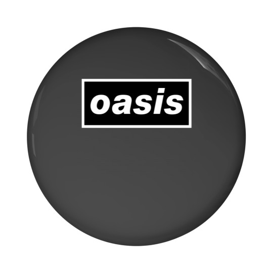 Discover Classic Rock 90's Oasis Pin Buttons