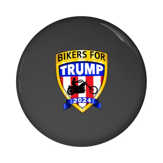 Discover Bikers for Trump 2024 American Pin Buttons