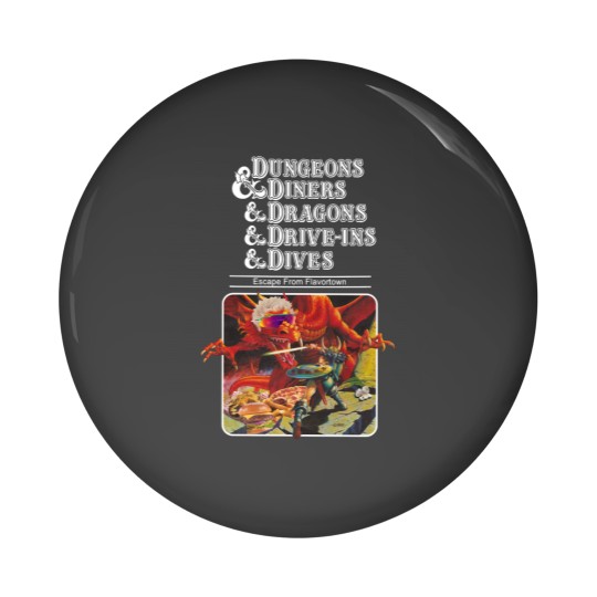 Discover Dungeons And Diners And Dragons And Dives Pin Buttons
