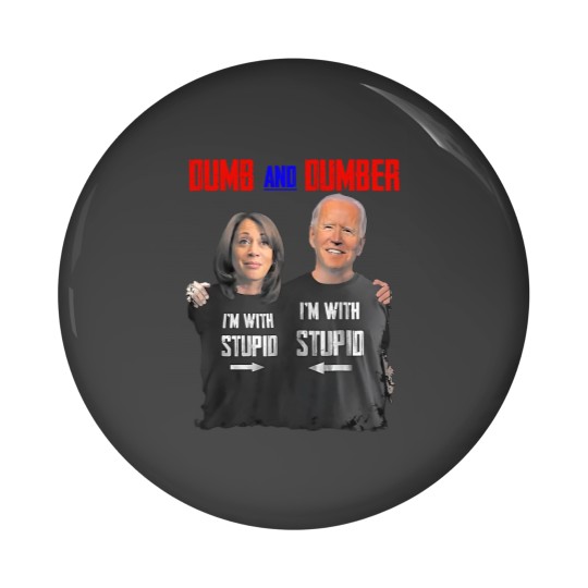 Discover Biden Harris Dumb and Dumber Trump 2024 Pin Buttons, Take America Back Trump, President Trump Pin Buttons