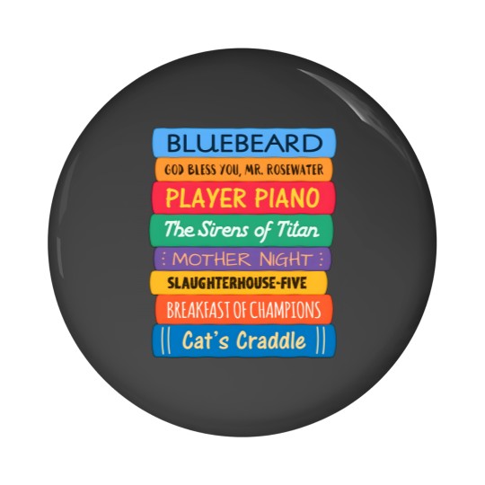 Discover Kurt Vonnegut Books Pin Buttons