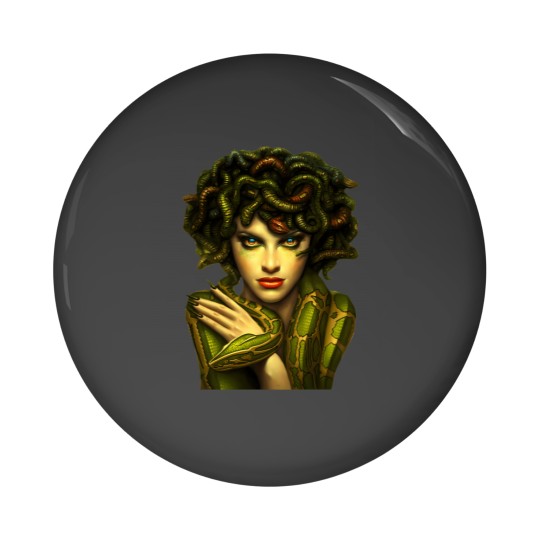 Discover Medusa Pin Buttons