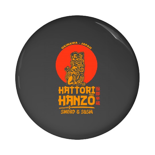 Discover Cult Movie Kill Bill Hattori Hanzo - Unisex Fashion Pin Buttons