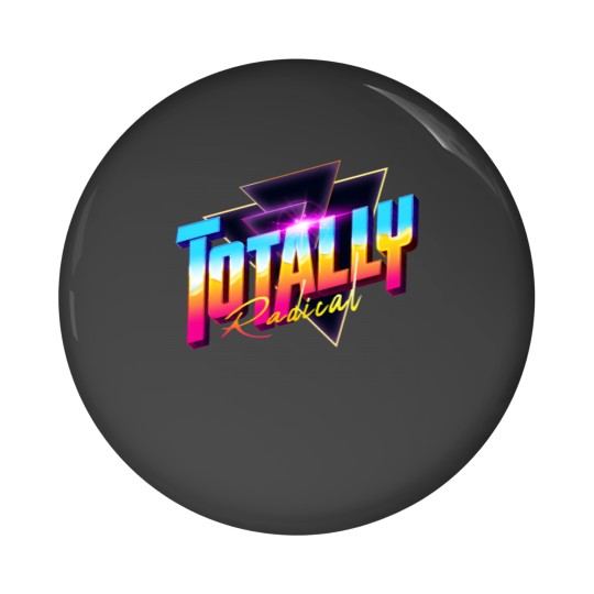 Discover Totally Radical 80s Synthwave Outrun Pin Buttons