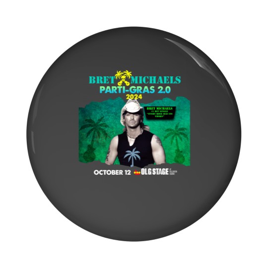 Discover New Popular!!! Bret Michaels Tour 2024 Gift For Fan Pin Buttons