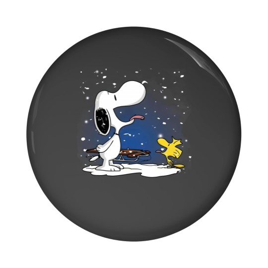Discover Snoopy Snow Pin Buttons