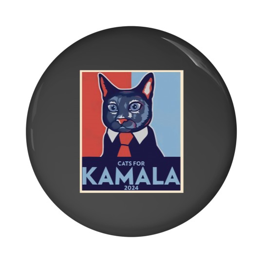 Discover Cats for Kamala 2024 Unisex Pin Buttons