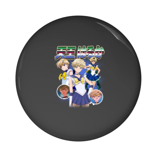 Discover Vintage Sailor Uranus Pin Buttons - Sailor Moon Fun