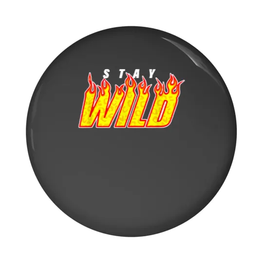 Discover Stay Wild Merch Ben Azelart Red  Pin Buttons