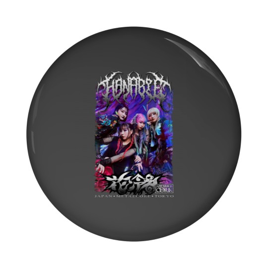 Discover Hanabie Band Halftone Print robo4x4 1978 Pin Buttons
