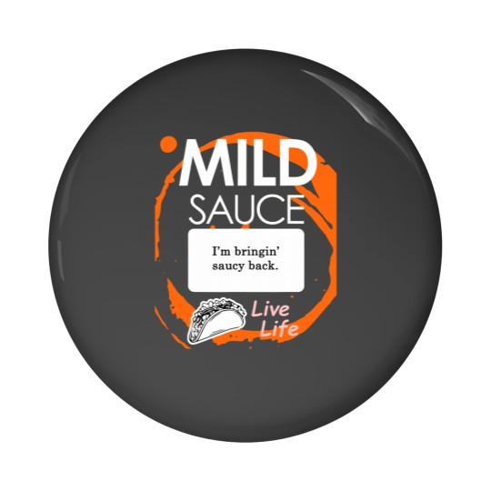 Discover Taco Sauce Mild Halloween Pin Buttons