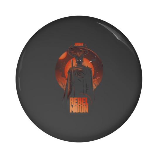 Discover rebel moon red galactic jimmy celestial silhouette poster premium t Pin Buttons