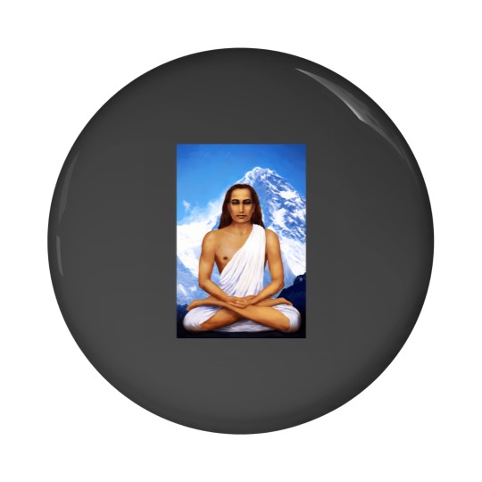 Discover Mahavatar Babaji In Lotus Posture In Himalayas 904 Pin Buttons