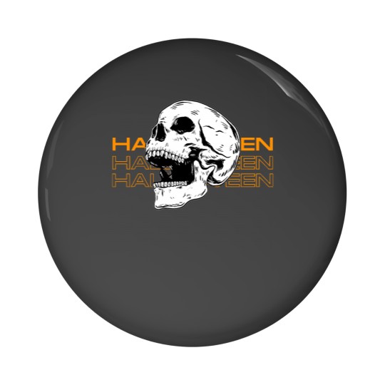 Discover Halloween Skull Pin Button for Festive Fun