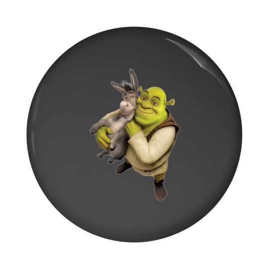 Discover Shrek and Donkey Pin Buttons