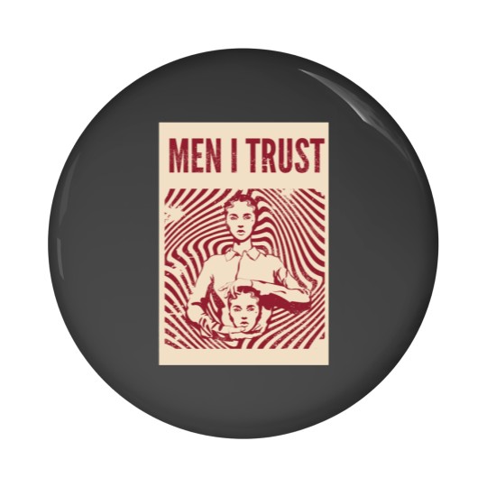 Discover Men I Trust - Vintage Logo Pin Buttons