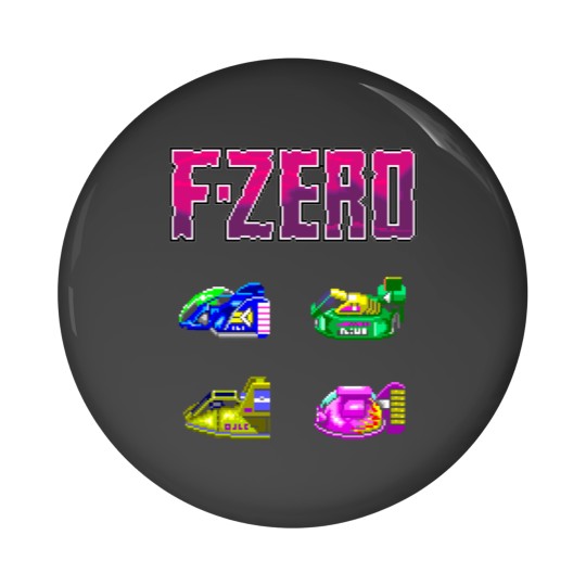 Discover F-Zero SNES Pin Buttons