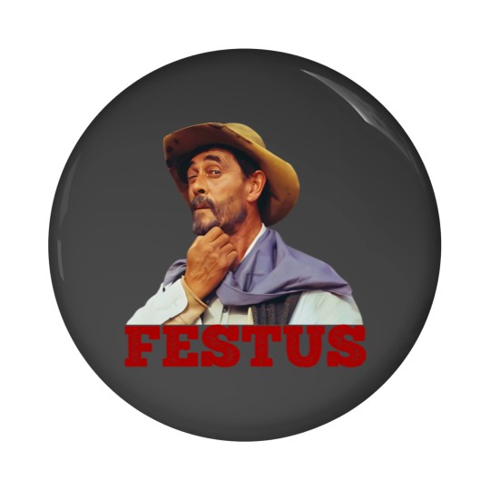Discover Festus - Gunsmoke - 50s Tv Western Pin Buttons
