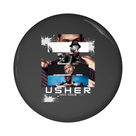 Discover Usher 2024 Tour Pin Buttons