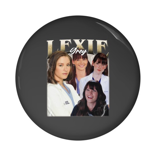 Discover Lexie Grey Vintage Pin Buttons, Gift For Woman and Man Unisex Pin Buttons