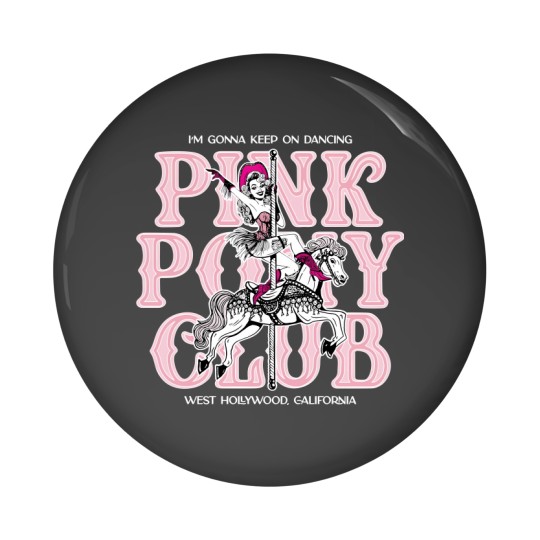 Discover Pink Pony Club Unisex Jersey Short Sleeve Pin Buttons, Chappell Roan Fan Pin Buttons