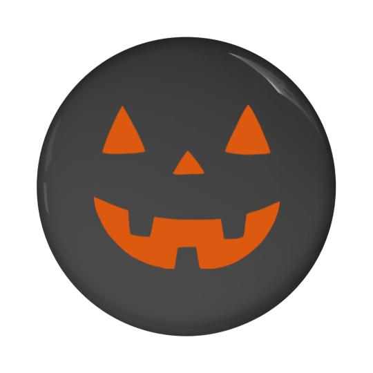 Discover Cute Pumpkin Face Pin Button
