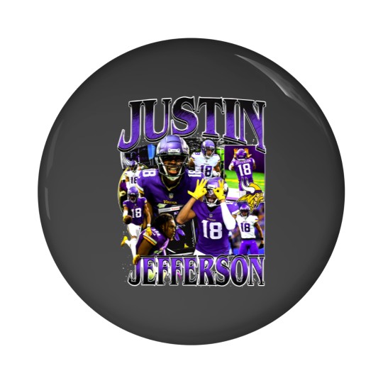 Discover Vintage 90s Graphic Style Justin Jefferson Pin Buttons