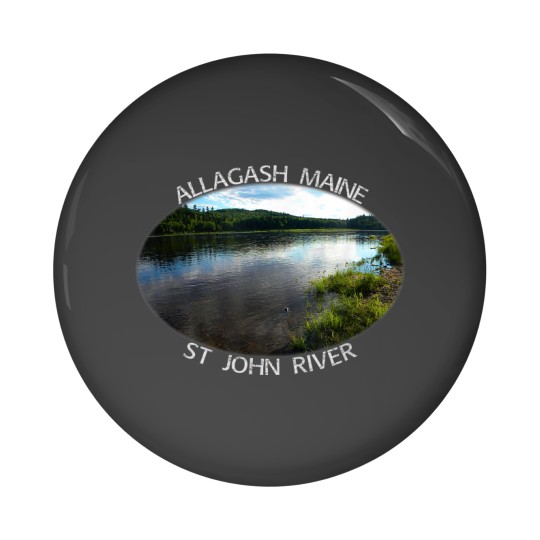 Discover Allagash Maine St John River Old Schoolhouse Roa Pin Buttons