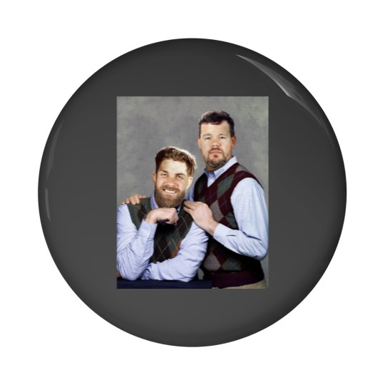 Discover Kyle Schwarber Bryce Harper Philadelphia Baseball Pin Buttons